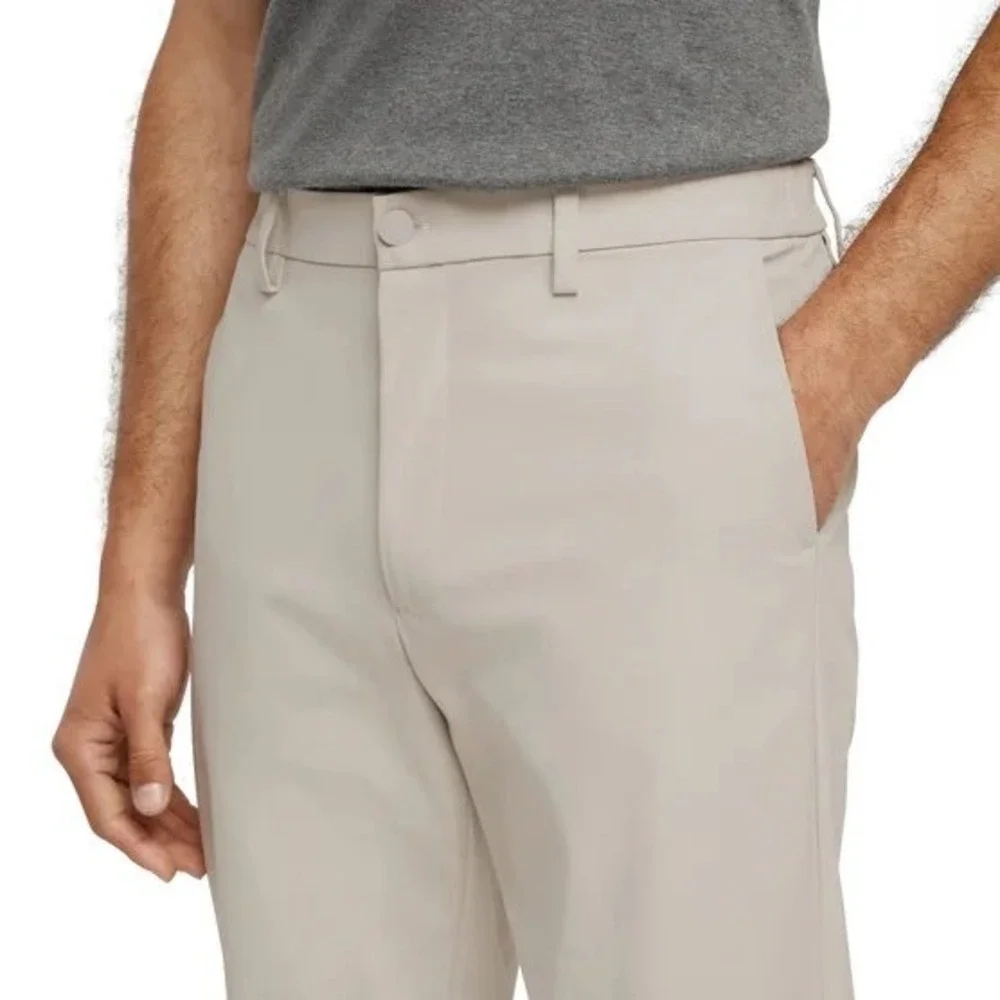 NWT Banana Republic Men Commuter Flex Pant Tan Athletic  36x32 Water Repellent - Picture 5 of 7
